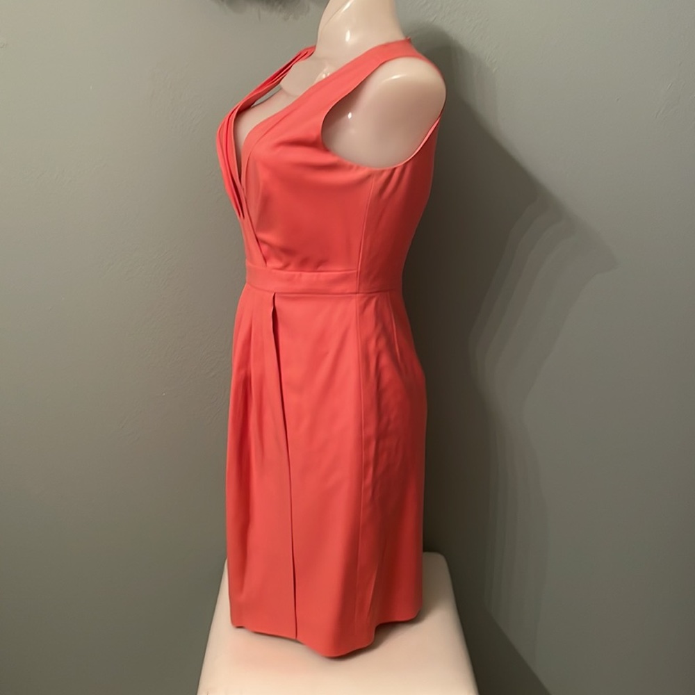 J Crew Wool Peach Sleeveless dress - Picture 3 of 10